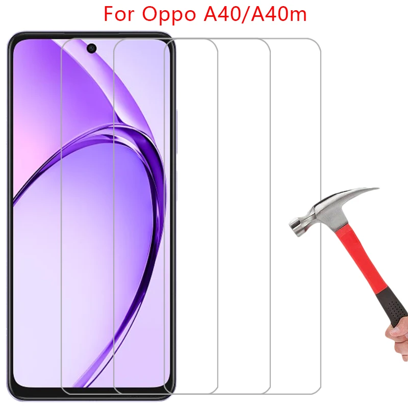 tempered glass for oppo a40 a40m phone case on oppoa40 oppoa40m a 40 m 40m 40a back cover 360 opo opp oppa appo a40case a40mcase