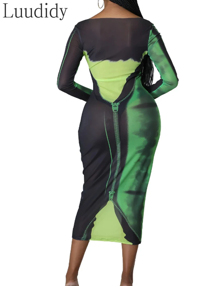 Robe tambour à manches longues pour femmes, vêtements de soirée College, col rond, tenues sexy une pièce