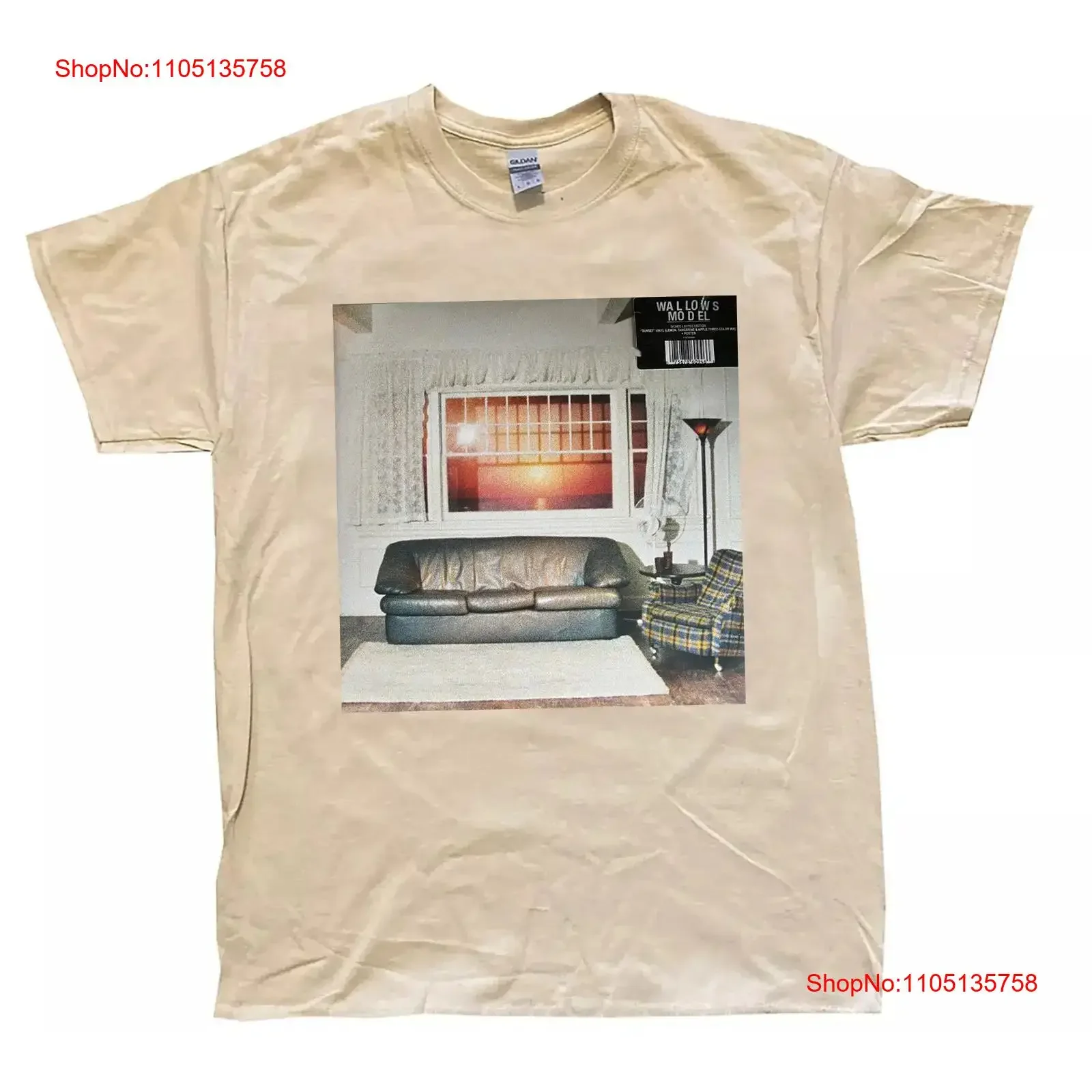 Wallows BAND ALBUM Model SAND COLOR T SHIRT FULL SIZE S 5XL vintage Washed designer clothes homme graphic streetwear Versatile