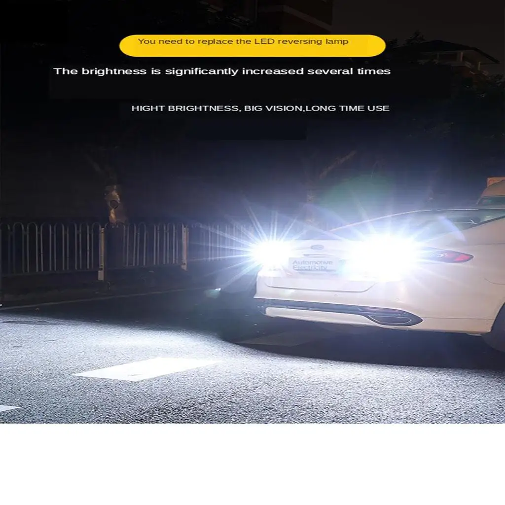 

High Brightness LED Car Reverse Light Energy Saving Backup Lamp 12V Lighting Bulb for Auto Replacement