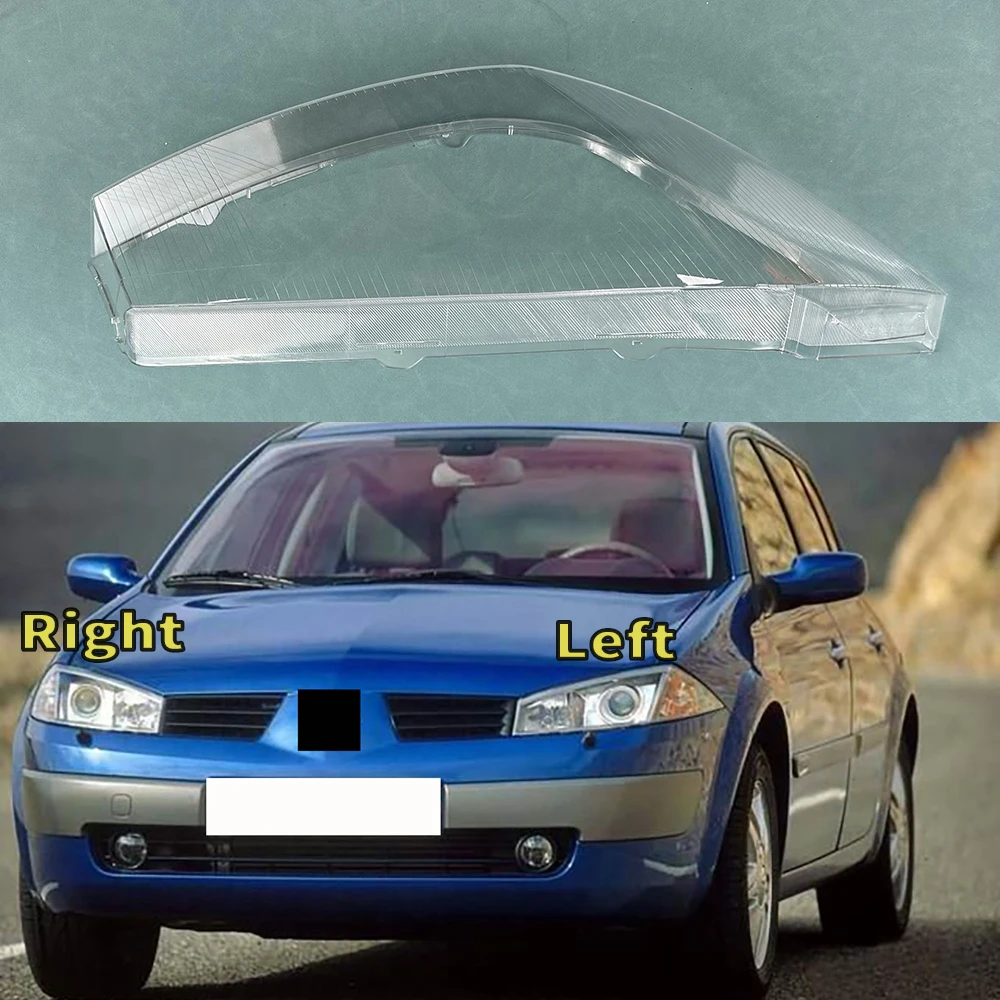 

For Renault Megane 2003 2004 2005 Transparent Headlamp Shell Lampmask Lamp Shade Headlight Cover Replace The Original Lampshade