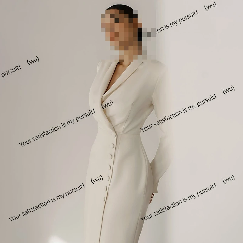 

Женская однотонная куртка на пуговицах с длинными рукавами, юбка, модный костюм