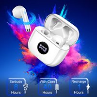 DRSAEC Wireless Earbuds, Bluetooth 5.3 Ear Buds LED Power Display Headphones, in-Ear Noise Cancelling Mic, 40H Playback.