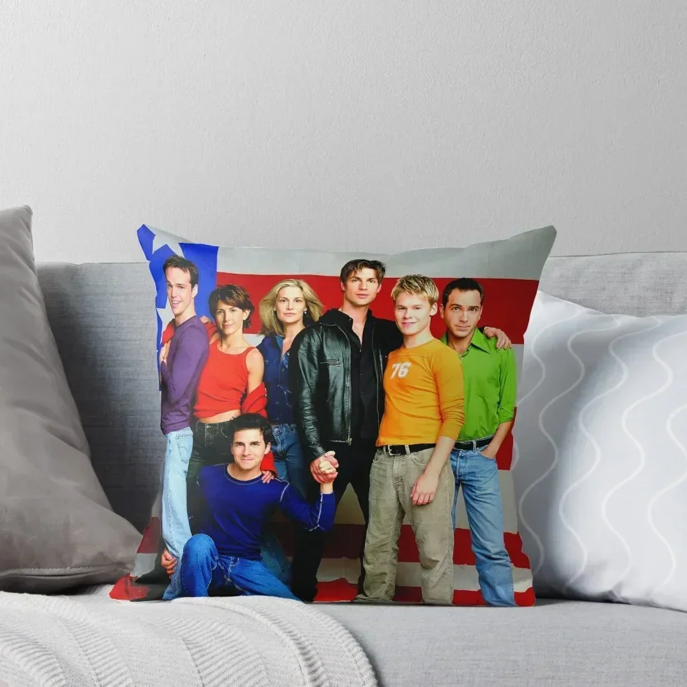 

Queer as Folk American Icons Throw Pillow christmas supplies sleeping pillows christmas pillowcases pillow