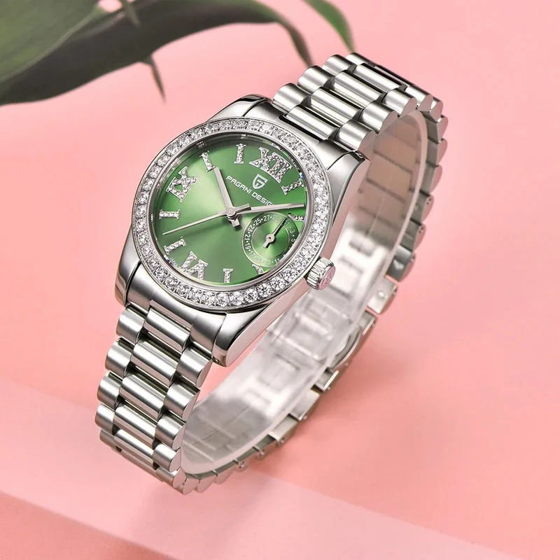 PAGANI DESIGN New Women's Wristwatch Elegant Luxury Quartz Watch For Women Fashion Waterproof Watches Sapphire Mirror Clock view 3