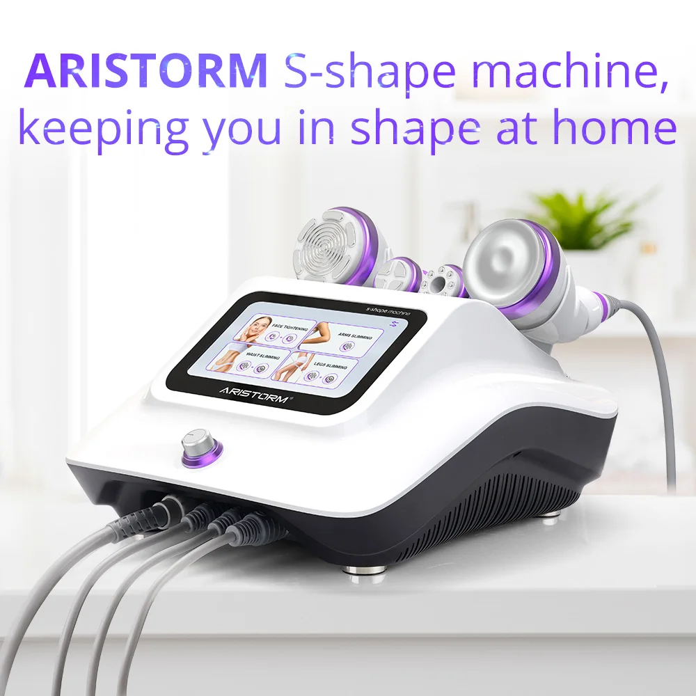 Aristorm S Shape Ultrasonic 30K Cavitation Machine Fat Burning Radio Frequency Skin Tightening Face Lift Body Sculpting Machine