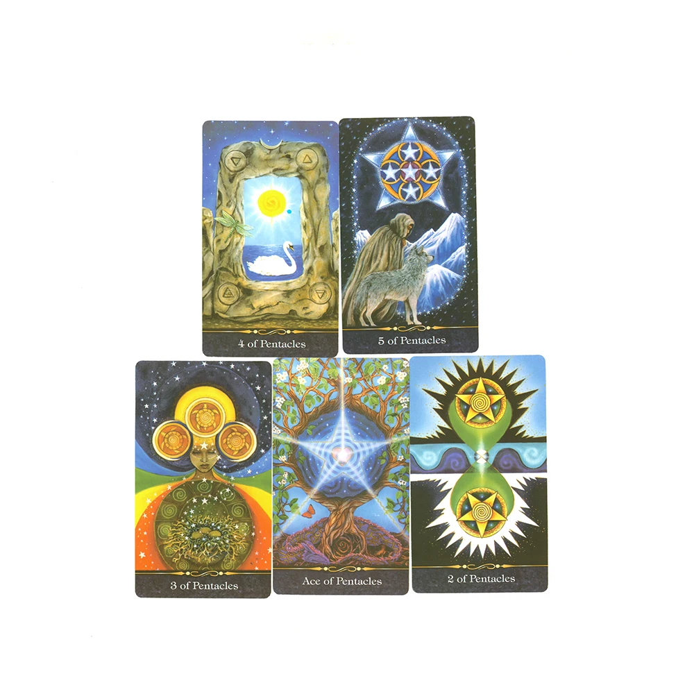 Star Tarot Cards.Tarot Cards for Beginners with PDF Guidebook Full English Read Fate Deck Board Game