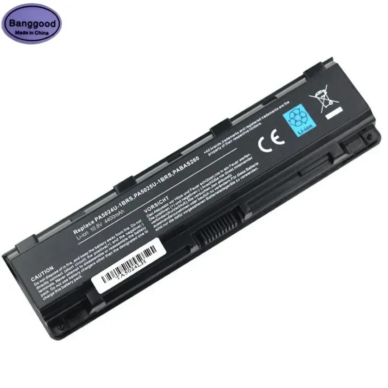 4400mAh PA5023U PA5024U-1BRS bateria do laptopa Toshiba satelita C800 C805 C840 C850 C855 C870 L800 L805 L830 PABAS259 PABAS260