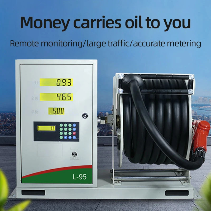 Fully Automatic Fuel Dispenser 12V/24V/220V Diesel Dispenser Self-priming Pump Diesel High Flow Vehicle Diesel Fuel Dispenser