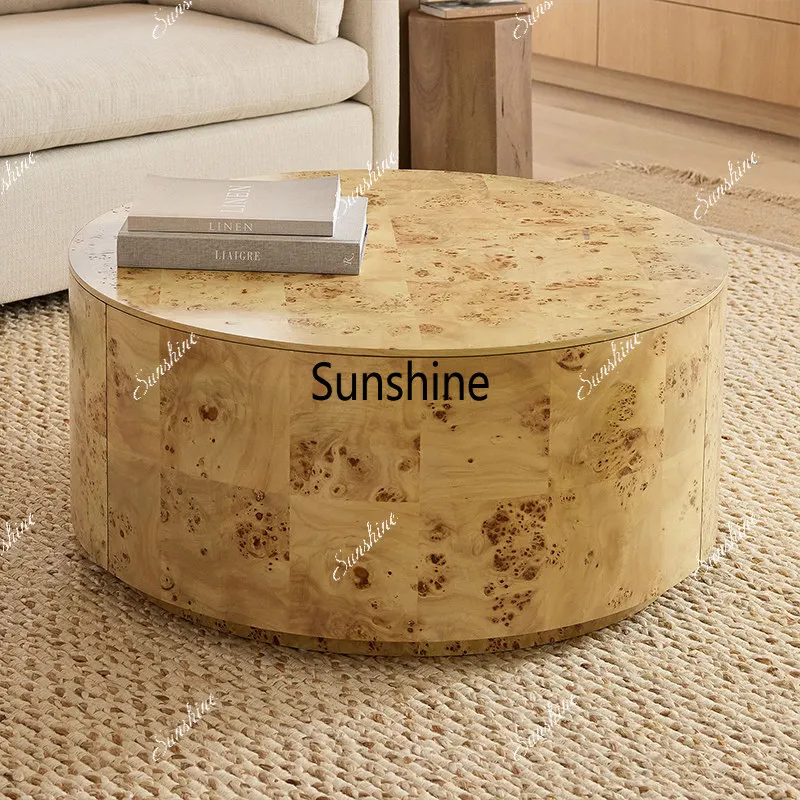 Wabi Sandy Wind retro solid wood homestay side several personalized bedside tables