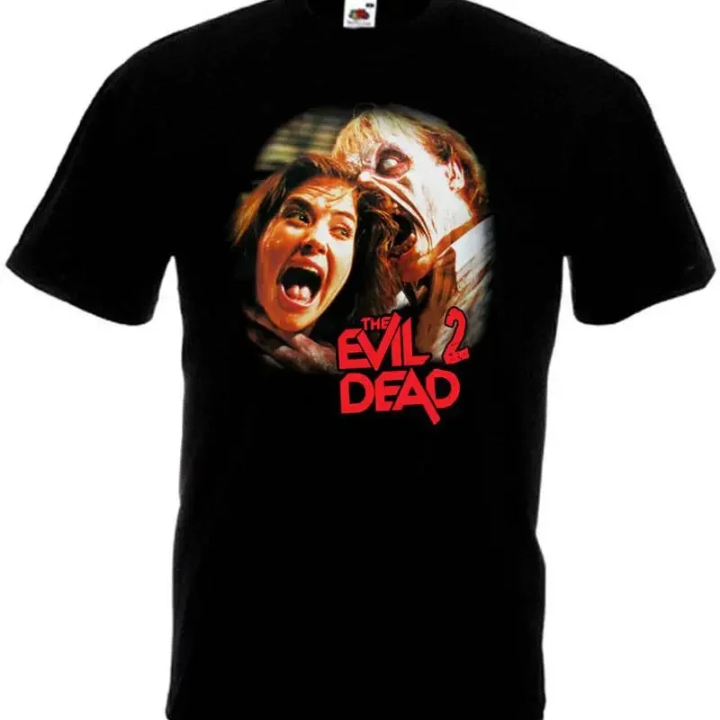 Evil Dead 2 v 13 T shirt black movie poster horror all sizes S 5XL
