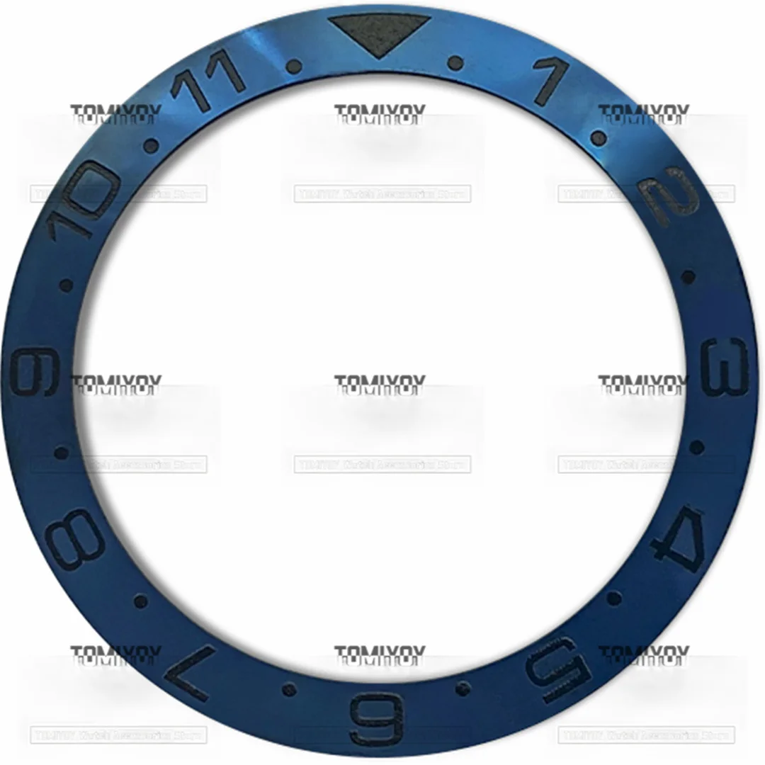 ตัวเรือนเซรามิกชุบด้วยไฟฟ้า38มม. 12ชั่วโมงเหมาะสำหรับนาฬิกาเคลื่อนไหวอัตโนมัติ SKX007
