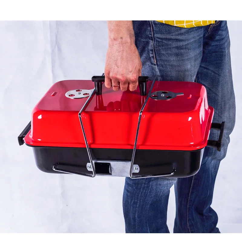 

Открытый Кемпинг готовка Пикник барбекю инструменты портативный гриль для барбекю складной уголь барбекю гриль из нержавеющей стали