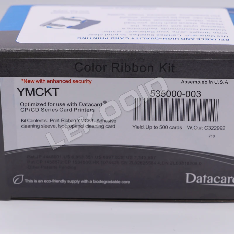 Original Datacard CD800 id Card Printer, ymcko Fita Cor, 535000-003