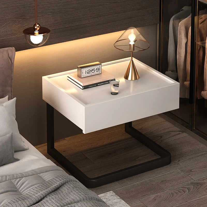 Mesita de noche de lujo para mesita de noche, mueble de Gamer, cabecera de cama lateral, mesita de noche moderna, colgante para habitación