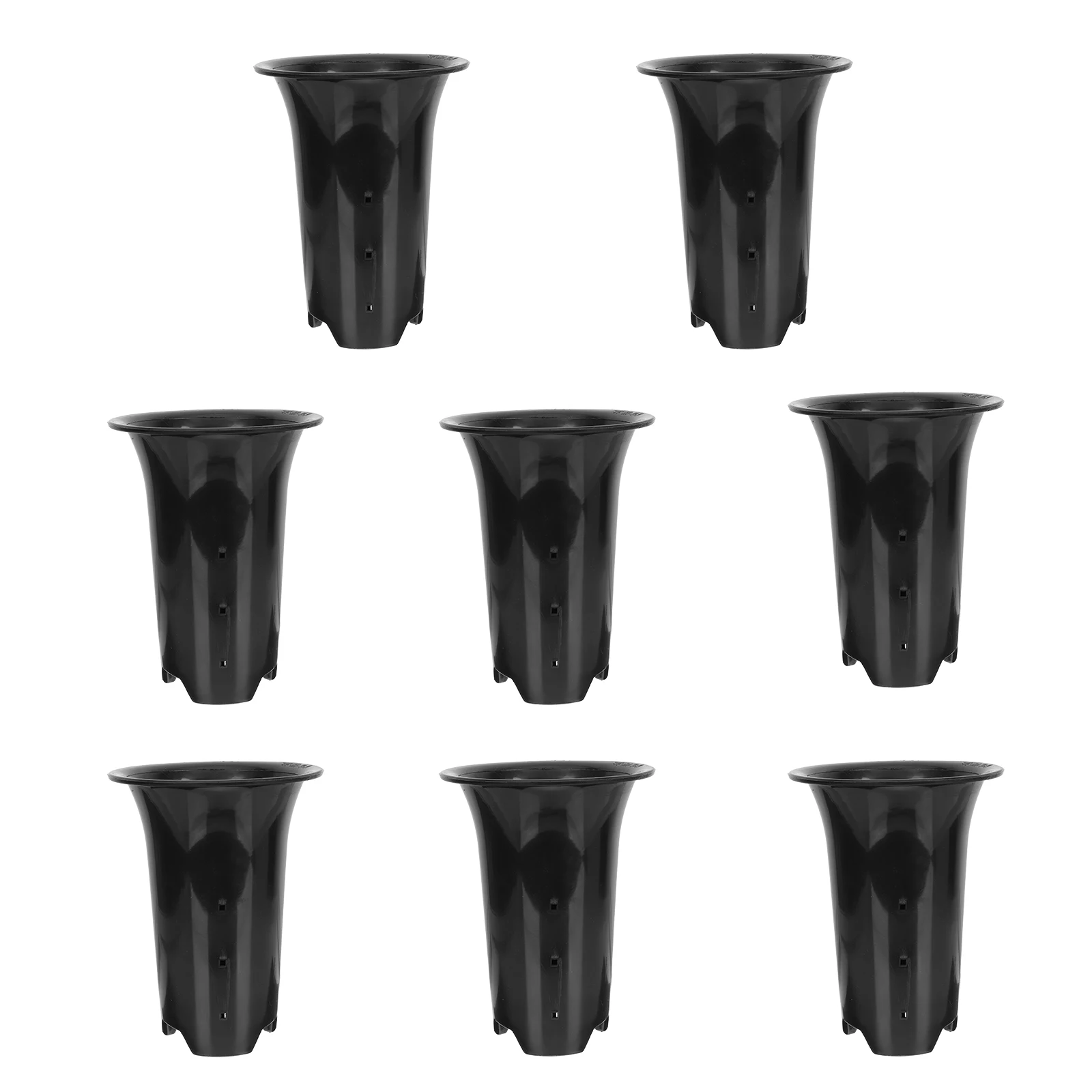 

8 Pcs Pots Plastic Plant Nursery Breathable Flower Root control Nursery Flower Pots Mini Indoor Planter Garden Supplies