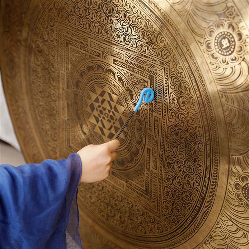 

AS98-Nepalese Gong Accessories For Sound Bath Meditations Players, Whale Stick Gong Healing Instrument