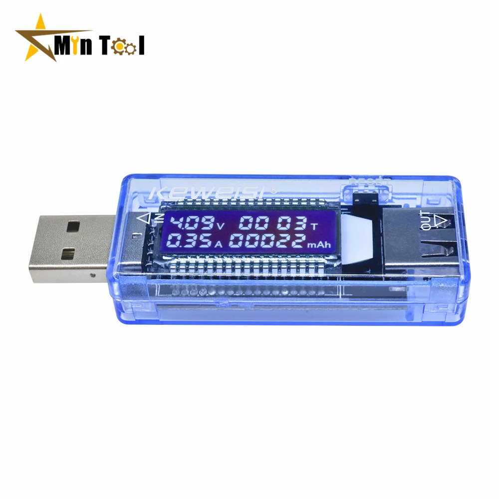 Type-C USB Tester DC LCD Digital Voltmeter Ammeter Voltage Current Volt Meter Power Indicator Capacity Tester Detector Tool