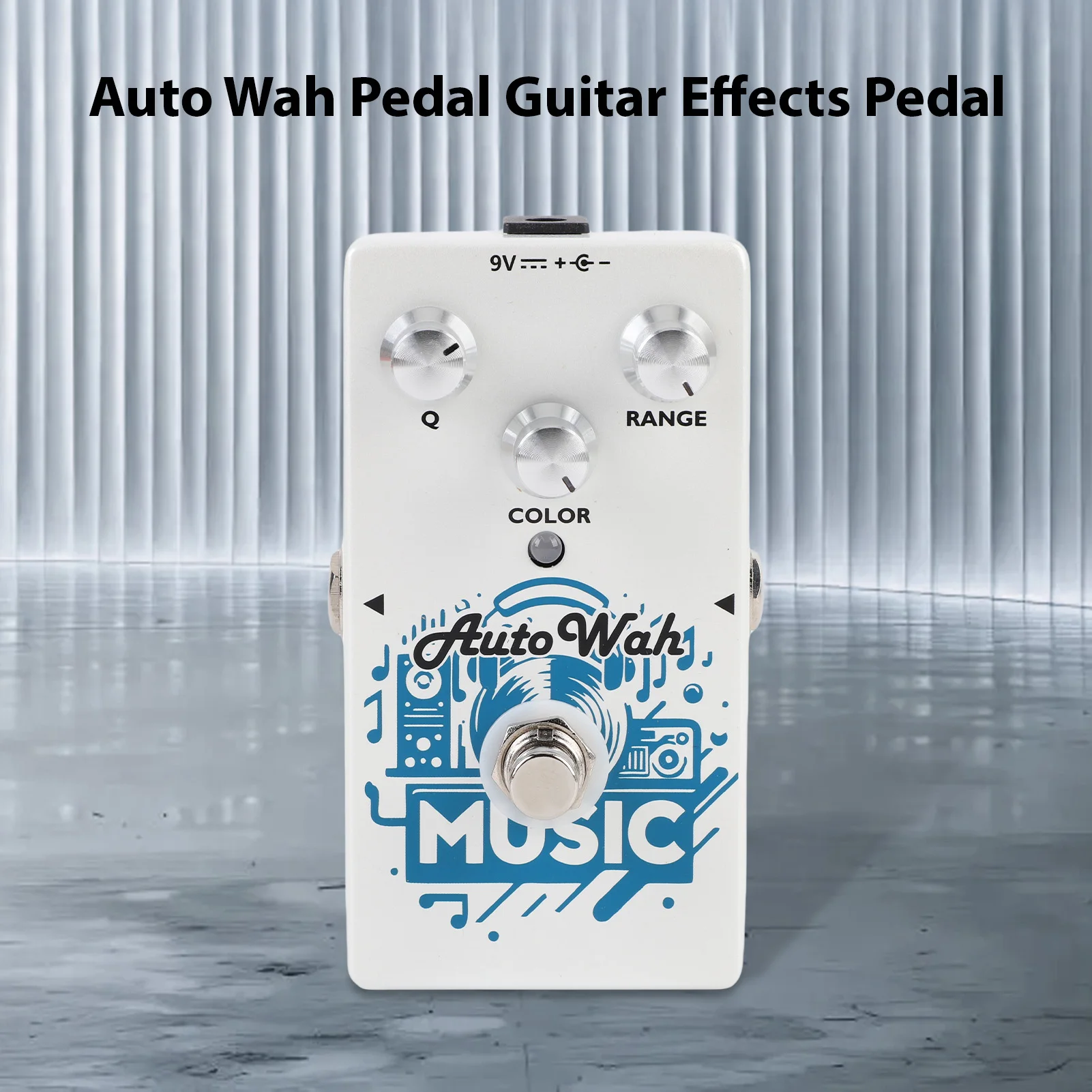 

Auto Wah Pedal Guitar Effects Pedal 70s Classic Design with Loop Recording 3-Knob Control for Fun Bass Line Stage Performance