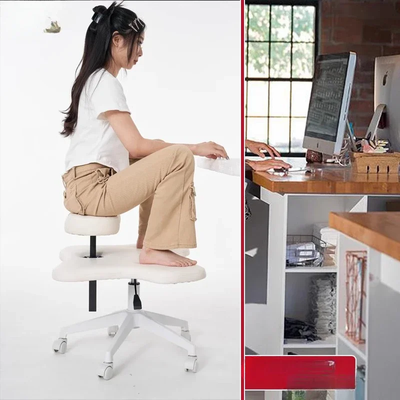 Cross legged Monkey Stool Net Red Squat Chair Stool Lazy Office Sofa Sitting No Sitting Phase Squat Chair