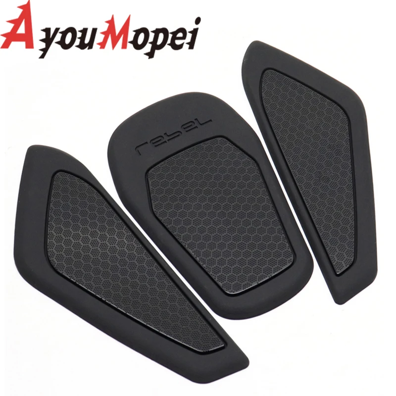 For Honda REBEL500 REBEL300 REBEL CMX 500 300 CM500 CM300 Motorcycle Accessories Gas Tank Protect Sticker Fuel Cap Cover Pad