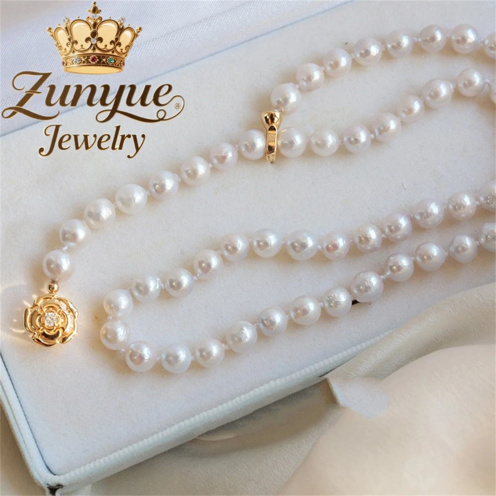

Pearl Necklace, High-End, Light Luxury, Niche Women's Sweater Chain, Light Luxury Fashion Exquisite Elegant Popular Jewelry