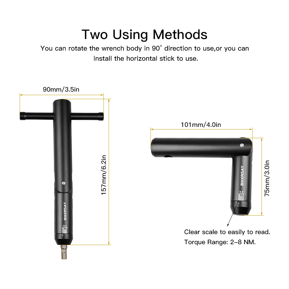 Chiave dinamometrica per bici chiave dinamometrica per ciclo portatile strumento di riparazione per bici multifunzionale kit di attrezzi per