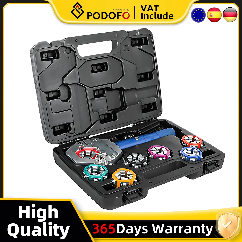 Calças hidráulicas crimper 71500 carro ar condicionado tubo reparação braçadeira tubo comum dispositivo de tubulação de cerveja para calças farpadas e frisadas