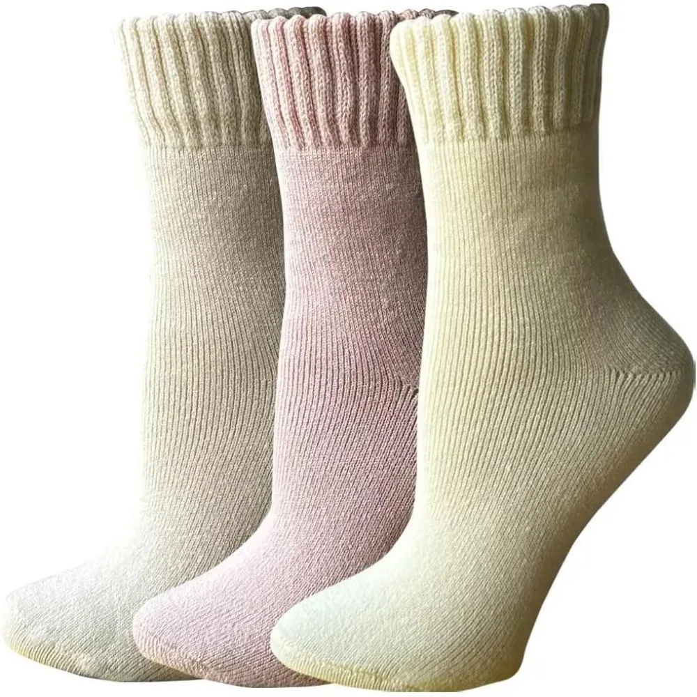 

Womens Super Thick Wool Socks - Soft Warm Comfort Casual Crew Winter Socks
