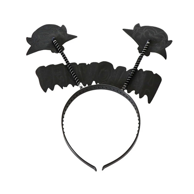 Headbands Halloween Dance para Crianças e Adultos, Acessórios de Cabelo, Morcego, Abóbora, Crânio, Aranha, Bruxa, Festa