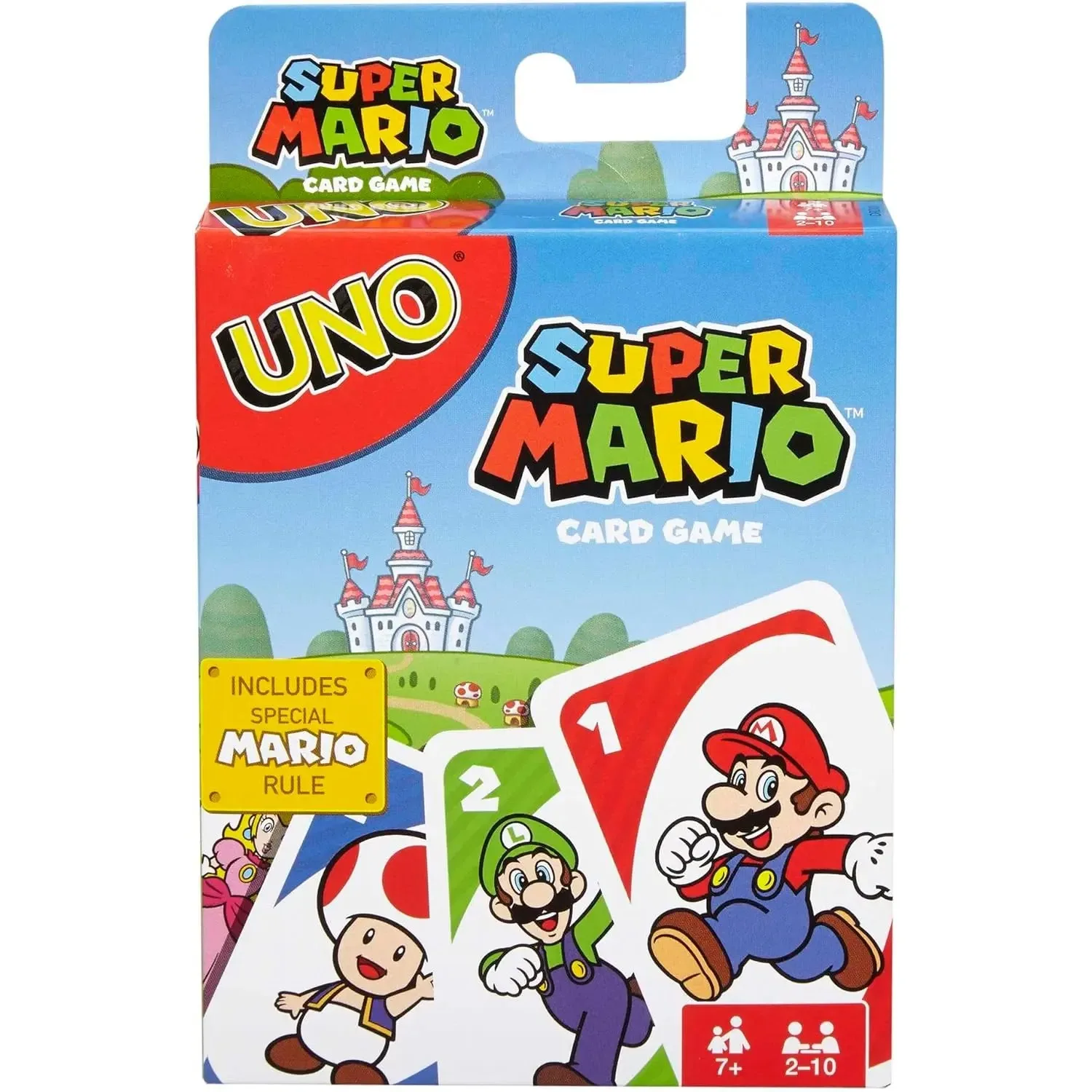 

Original Mattel Games Uno Super Mario Card Game Board Games 112 Playing Card Game Christmas Gift Card Game Games for Kids DRD00