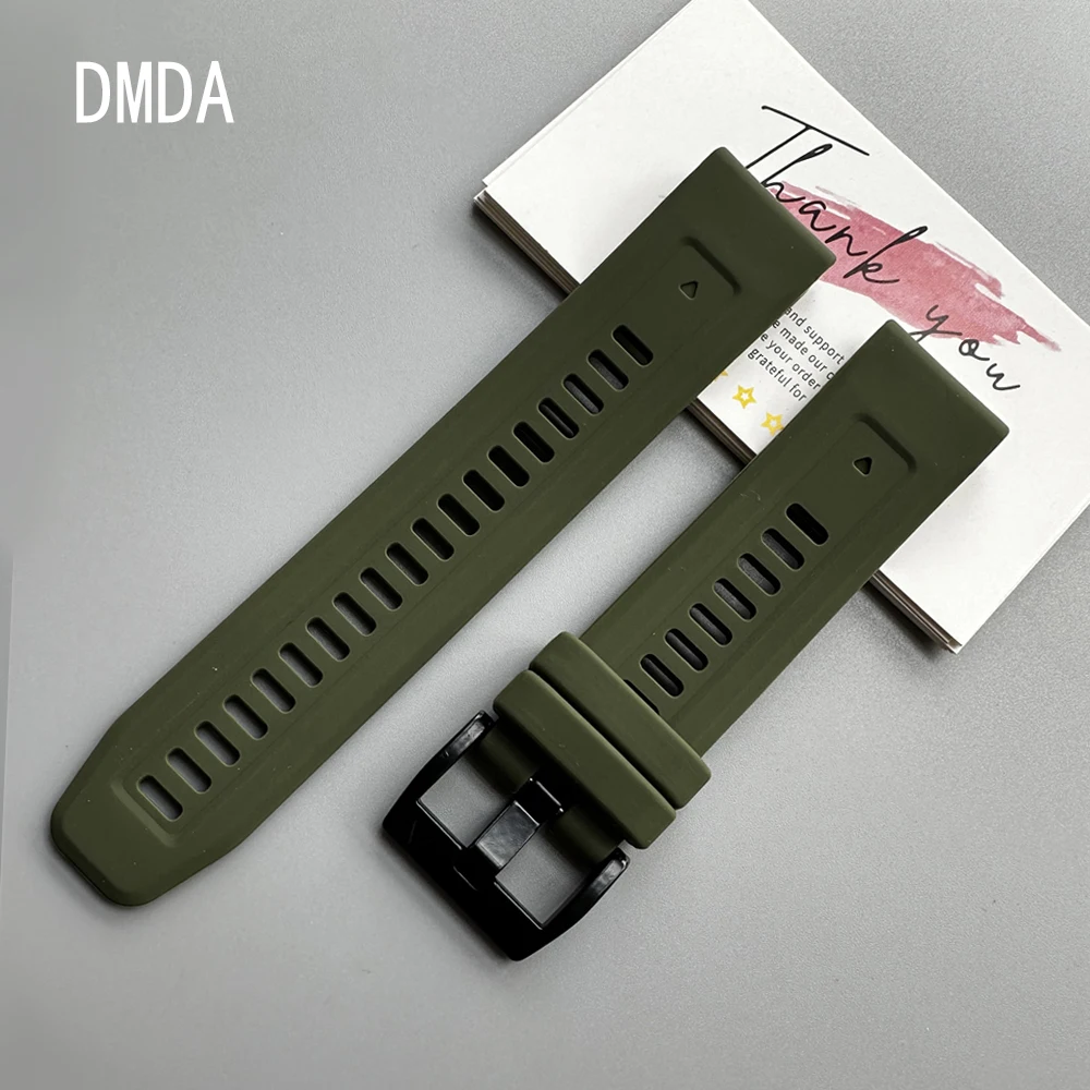 22 مللي متر 26 مللي متر سيليكون الفرقة ل Garmin Fenix 7 7X 8 E 6X 6 Pro 5 5X Plus حزام Epix Gen2 إندورو 3 غريزة 3 الشمسية QuickFit سوار