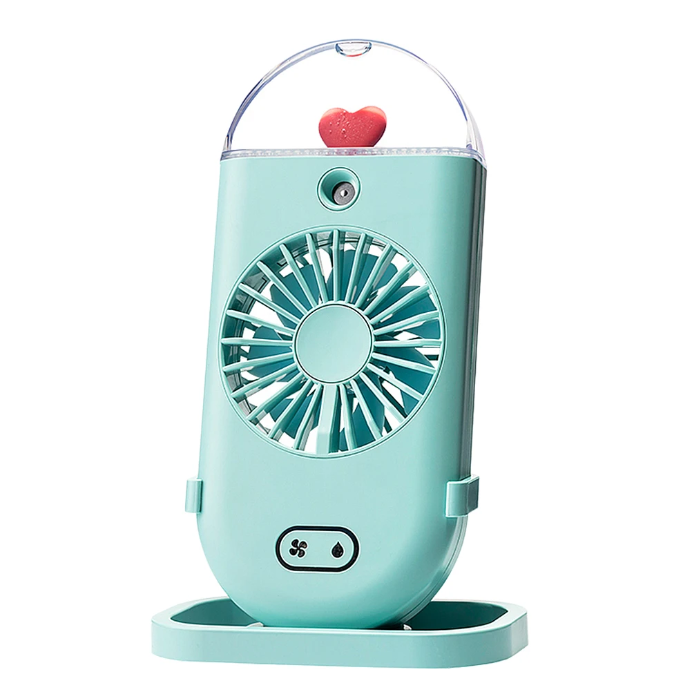 

Handheld Spraying Fan Lightweight Mini Summer USB Mist Cooling Hydrating Office Home Portable 2000mAh Powered