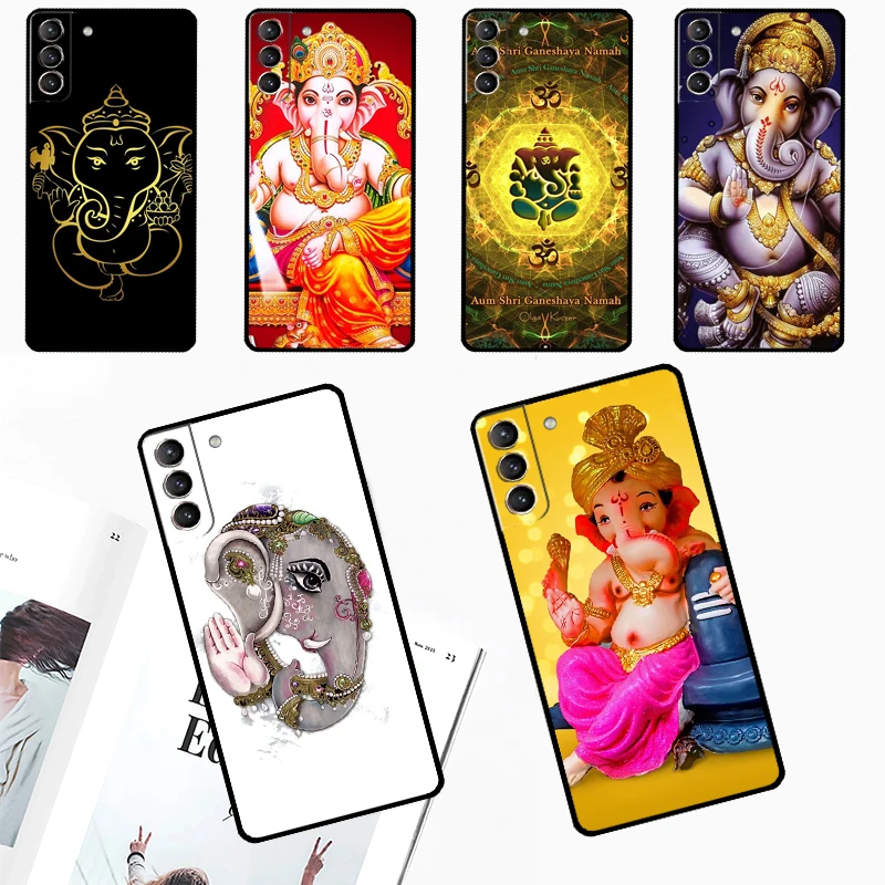 Lord Ganesha Case For Samsung Galaxy S24 Ultra S23 S22 S21 Plus S20 FE S8 S9 S10 Note 10 20 Ultra Cover