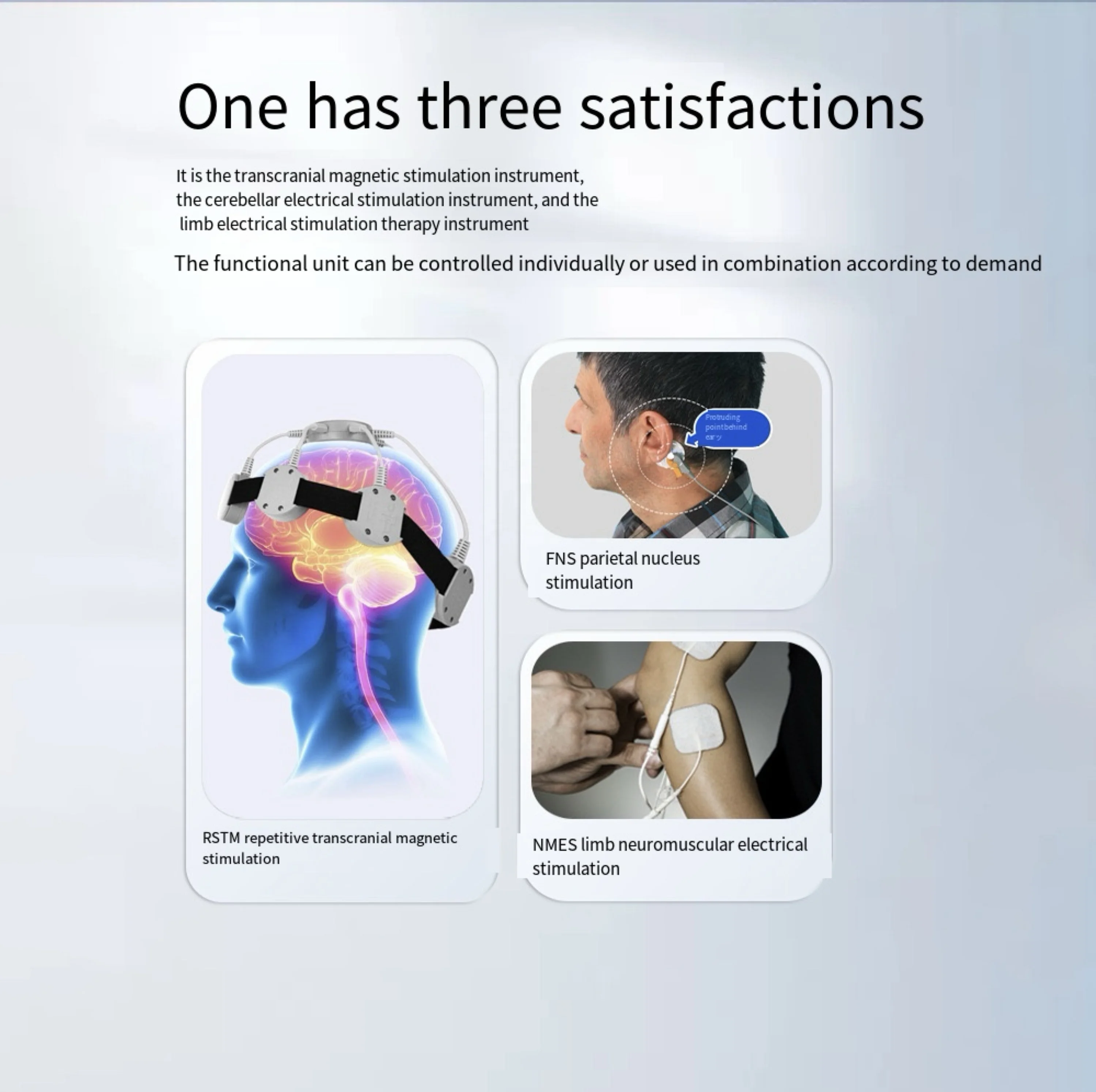 RTMS Home Transcranial Magnetic Stimulation Therapy Brain Circulation Sleep Device Depression Cerebral Infarction Hemiplegia