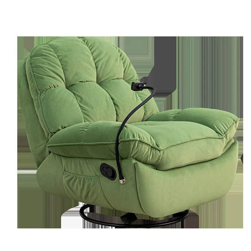 Electric function sofa space sofa cabin Internet celebrity small apartment living room home leisure single recliner lazy sofa
