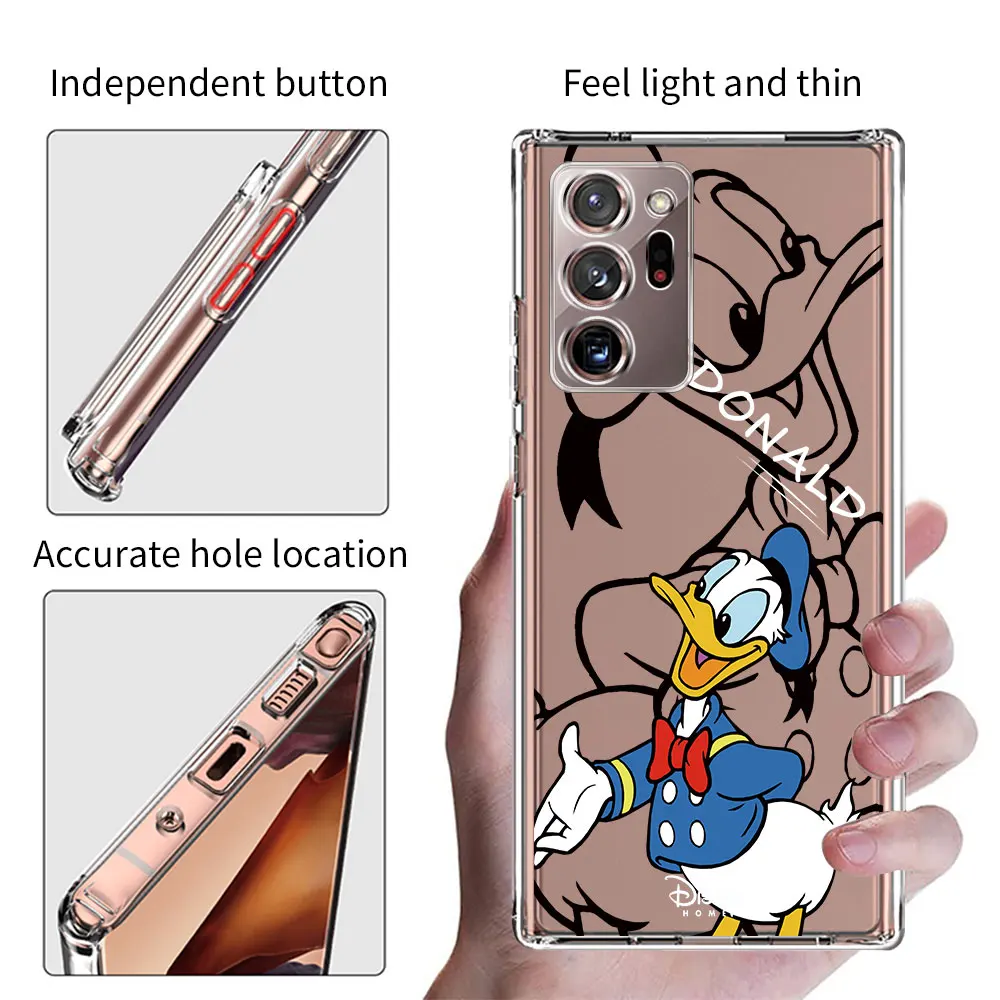 Disney mickey e casa maravilhosa caixa do telefone para samsung galaxy note 9 10 plus 20 ultra 5g 8 10 lite, caso macio tpu, j4 j6 2018