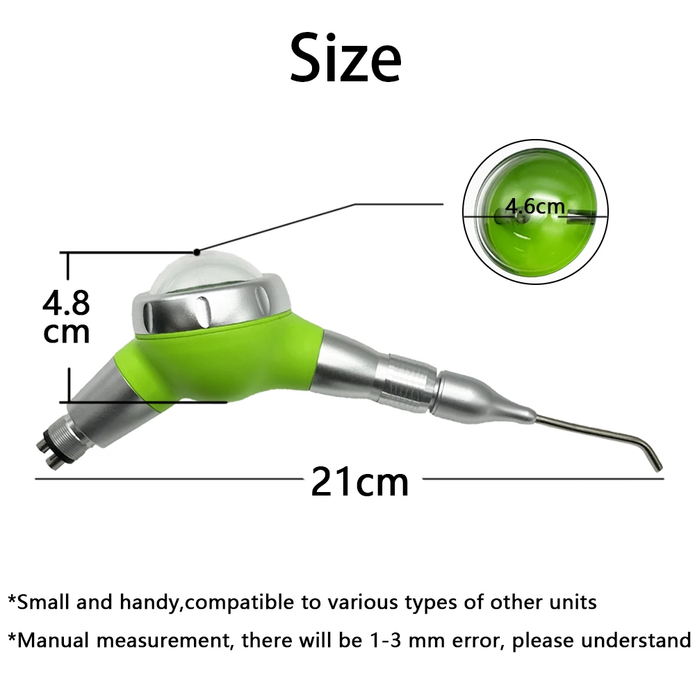 أدوات تنظيف تبييض الأسنان ، نفاثة تلميع الهواء ، مسدس السفع الرملي للأسنان