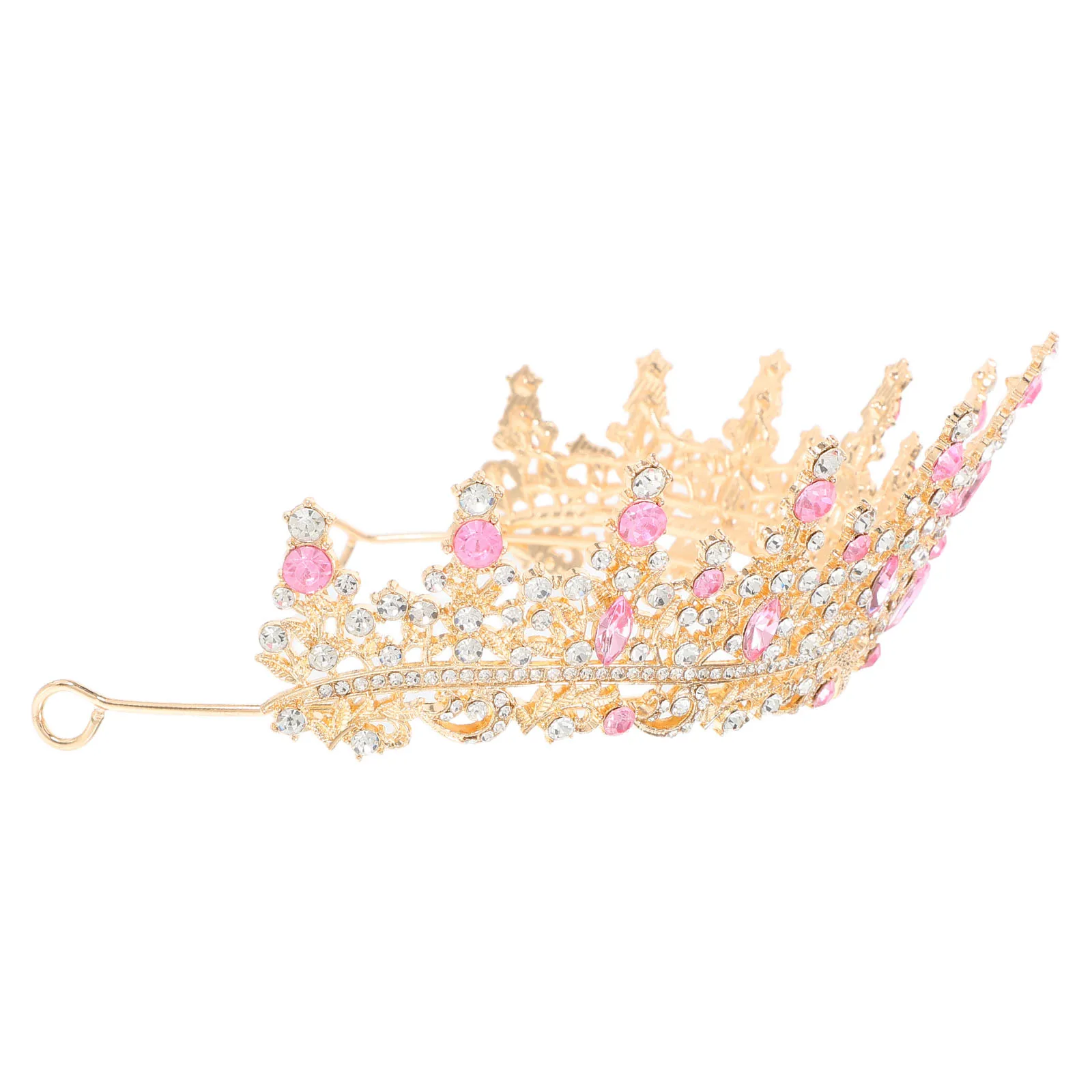 

Crown Hair Accessory Vintage Bridal Princess Zinc Alloy Crystal Birthday Headwear Tiara Rhinestone Prom Wedding Queen Baroque