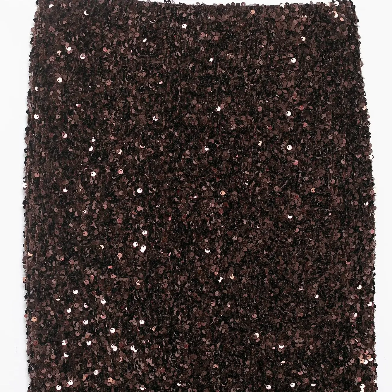 Prosta, uniwersalna, długa spódnica z koralikami, styl uliczny, wysoki stan, włókno poliestrowe.