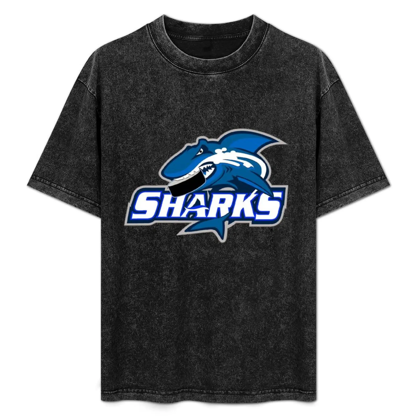 

Футболка Long Beach Shark больших размеров, не дающаяся под усадку