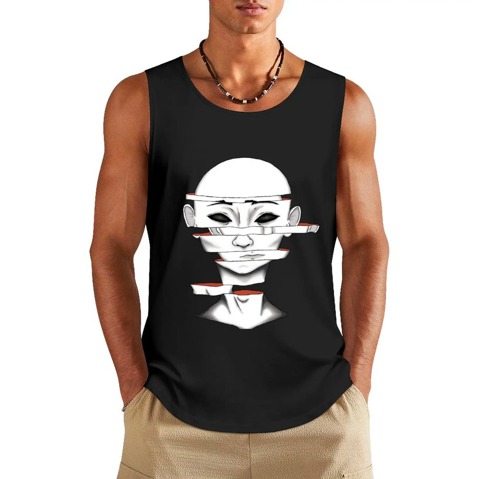 Falling Apart Tank Top Sports shirt man anime t-shirts