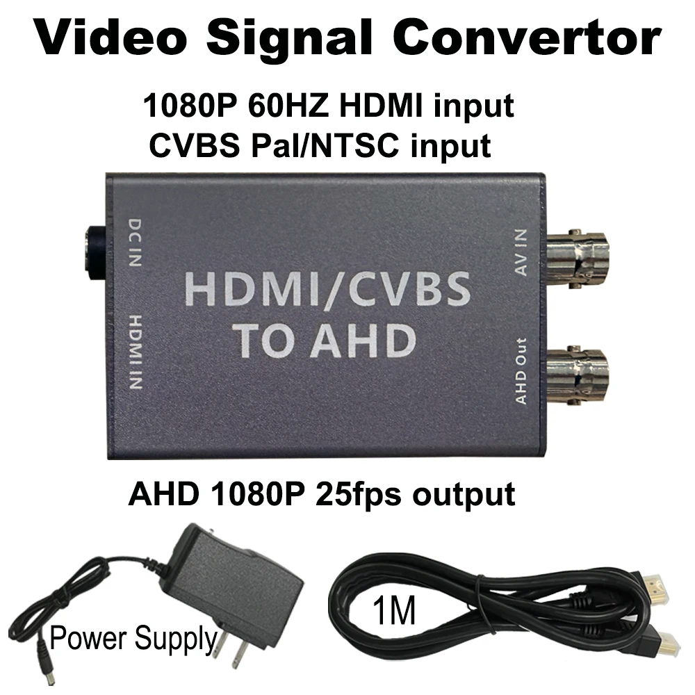

Video Signal Convertor HDMI /CVBS Signal 1080P AHD Widely Used in FPV Drone Inspection Camera Machineshop Truck Video System