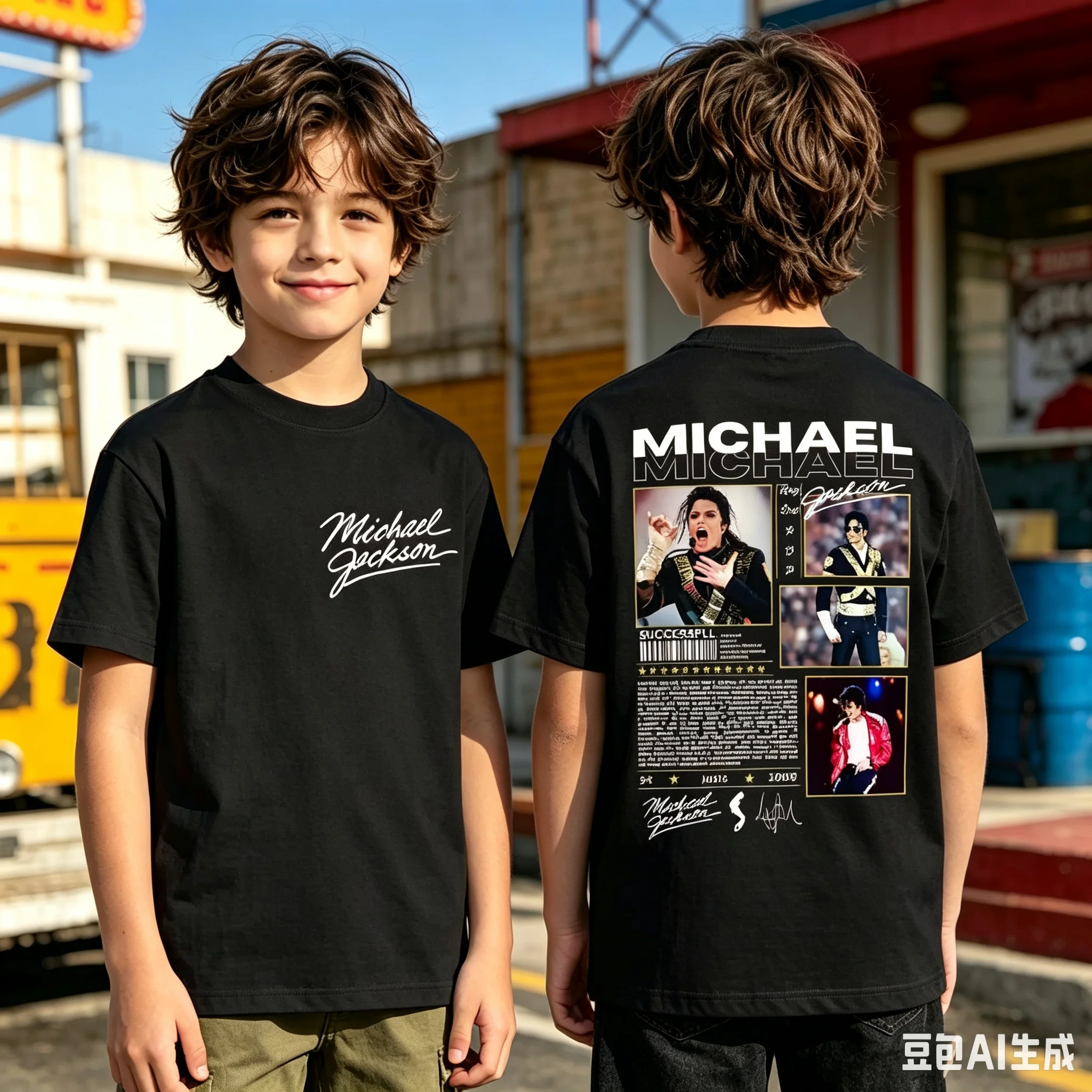 1pc 90's Classics Michael Jackson Merch Fashion Cotton T shirt Unisex Men Women Kids Streetwear Casual Short Sleeve Tops Fashion