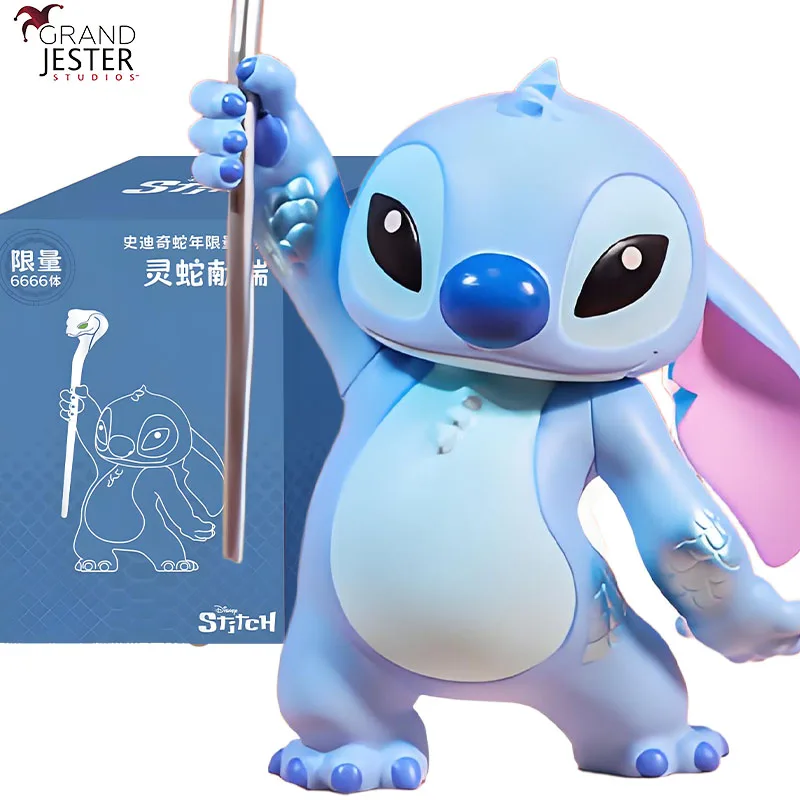 

Disney Original Garage Kit Lilo & Stitch Limited Edition for The Year of The Snake Anime Action Figures Toys for Boys Gift Model