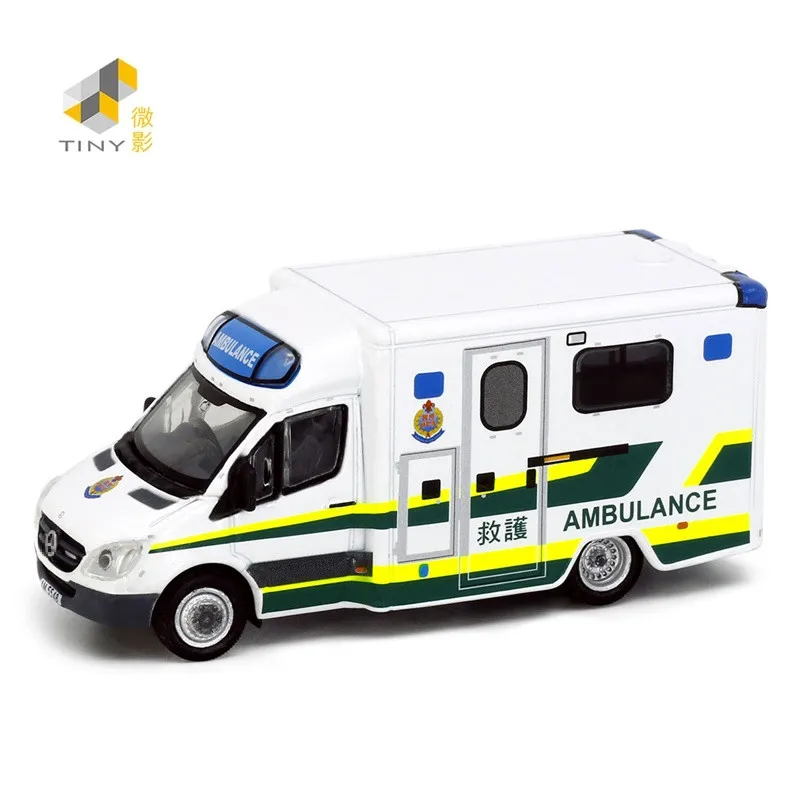 Tiny 1:76 Ben-chi Spr-inter Ambulance (AM5548) NO.50 Alloy Simulation Model Car