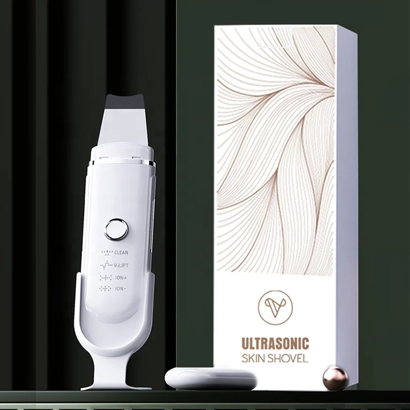 เครื่องทำความสะอาดผิวหน้าแบบสมาร์ทไลบรารี ขจัดสิวเสี้ยน ทำความสะอาดรูขุมขน เครื่องขัดผิวหน้าแบบชาร์จไฟได้ สำหรับทำความสะอาดผิวหน้าอย่างล้ำลึก