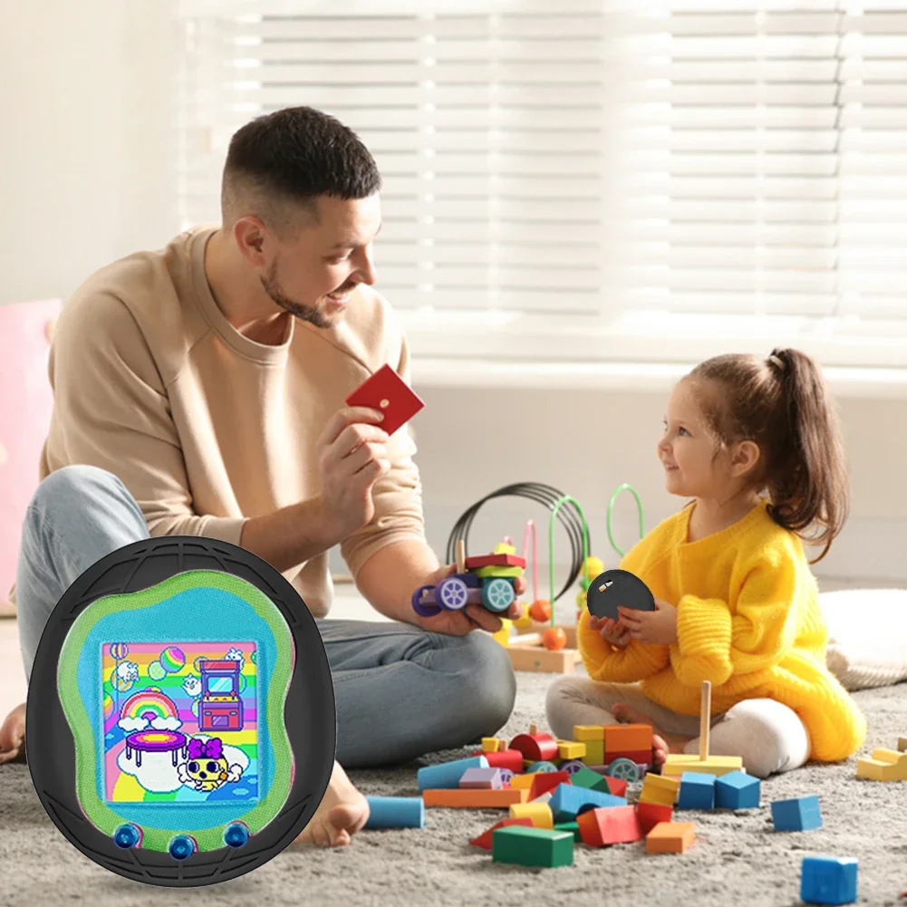 Silikonowy pokrowiec ochronny zapobiegający upadkowi ze smyczą Odporny na wstrząsy rękaw ochronny z powłoką zapobiegającą zarysowaniom dla Tamagotchi Uni