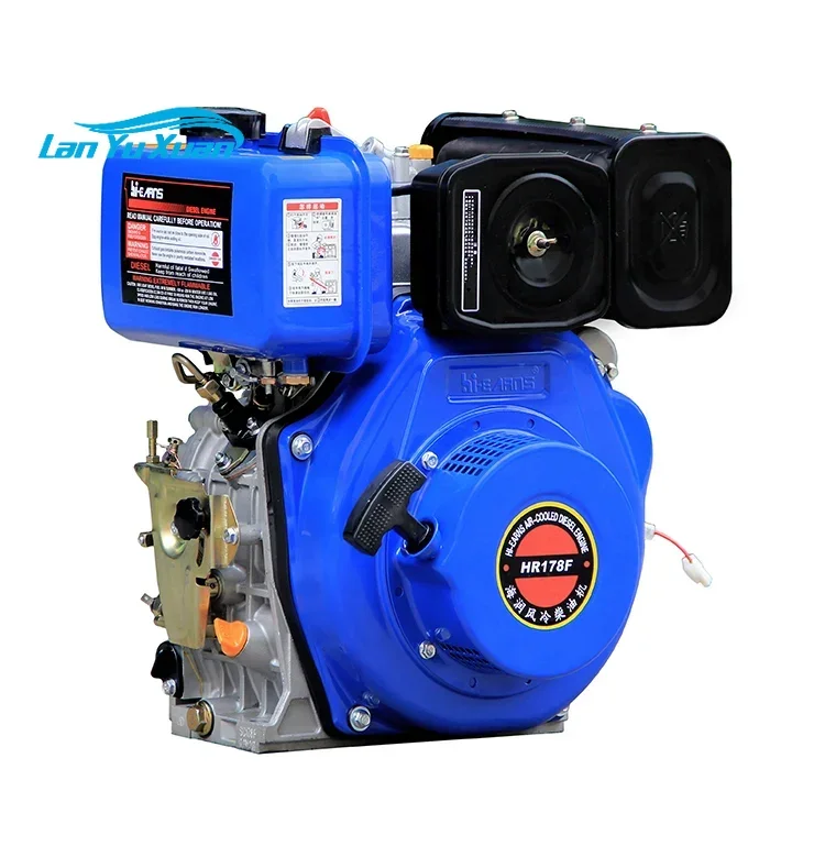 HR178FE 6h·p air cooled 3000rpm 3600rpm electric start 19mm die·sel Engine