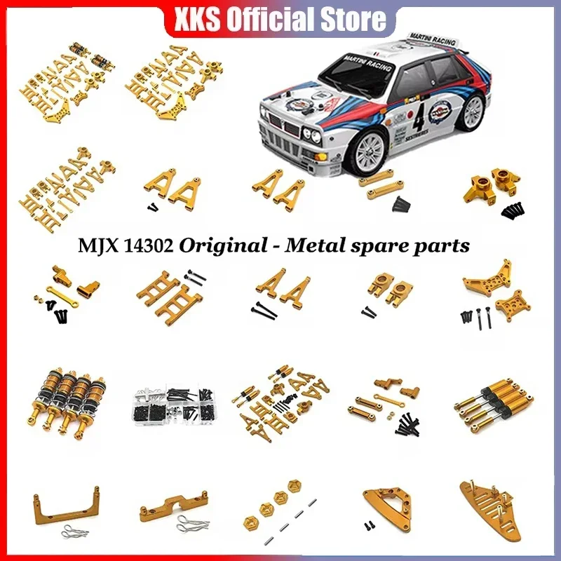 

Metal Wheel Tires Rally CNC High Strength Metal Wheels Height Increasing Set For MJX HYPER GO 14301 14303 14302 1/14